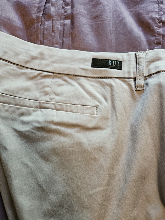 Kut from the Kloth Pants - Kut from the Kloth Women's Chino Pants in Light Gray (24W)